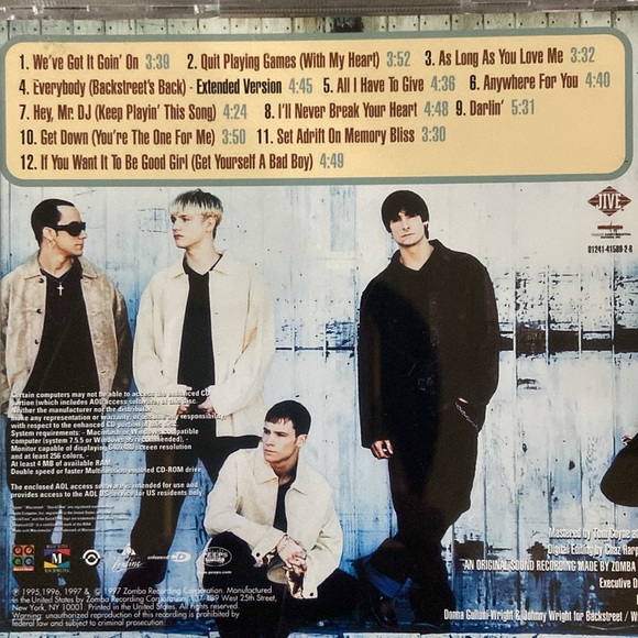 Backstreet Boys CDs Compact Discs Albums Black & Blue Self Titled Debut Boy Band - Picture 5 of 6